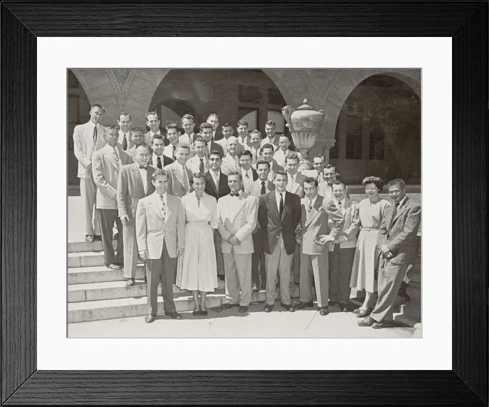 Framed Print : Sandra O'Connor and William Rehnquist in Their Stanford Law Class Photograph Framed Print : Sandra O'Connor and William Rehnquist in Their Stanford Law Class Photograph