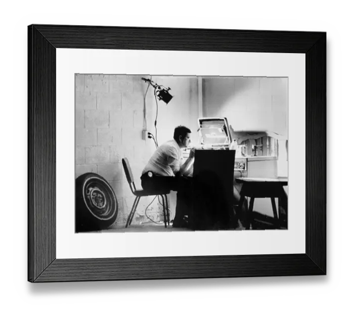 Framed Print : Crime Lab Officer Framed Print : Crime Lab Officer