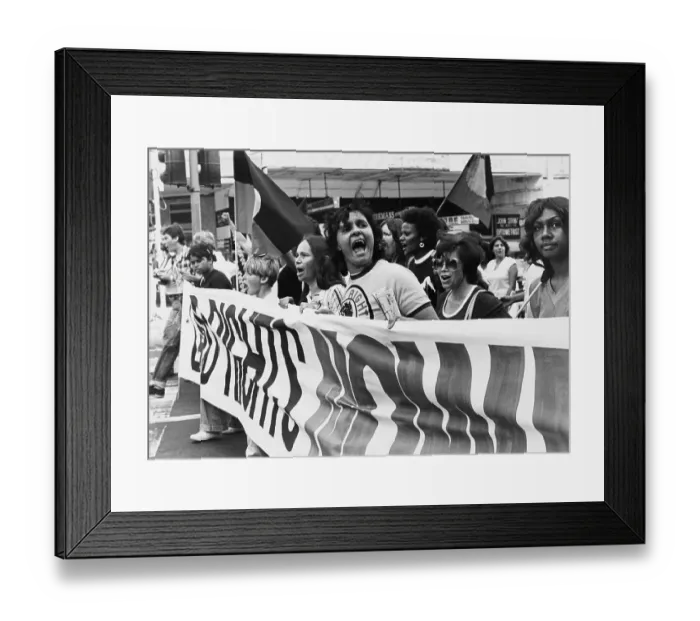 Framed Print : Supporters Protesting for Aborigine Land Rights Framed Print : Supporters Protesting for Aborigine Land Rights