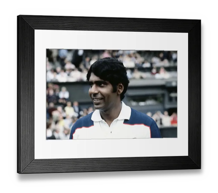 Framed Print : Tennis Player Vijay Amritraj Framed Print : Tennis Player Vijay Amritraj