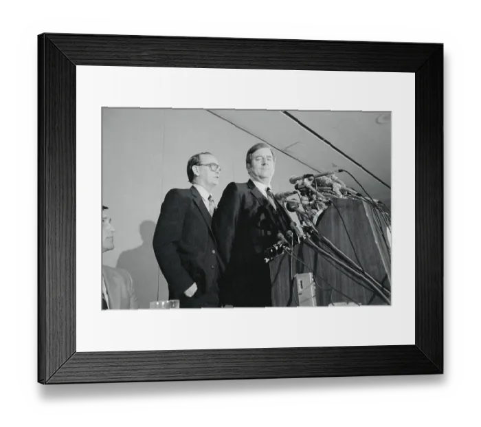 Framed Print : Jerry Falwell with Reverend Framed Print : Jerry Falwell with Reverend
