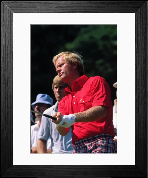 Framed Print : Portrait of Jack Nicklaus Framed Print : Portrait of Jack Nicklaus