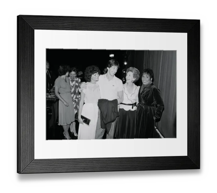 Framed Print : Nancy and Ron Prescott Reagan with Lena Horne