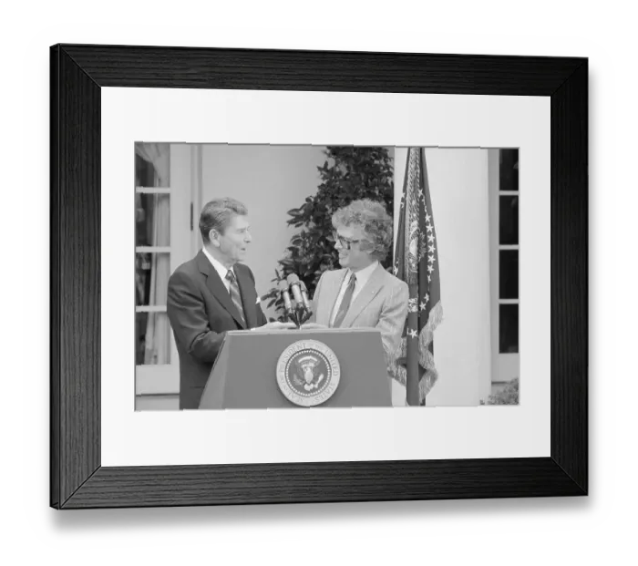 Framed Print : President Reagan Presenting Medal to Kenneth Taylor Framed Print : President Reagan Presenting Medal to Kenneth Taylor