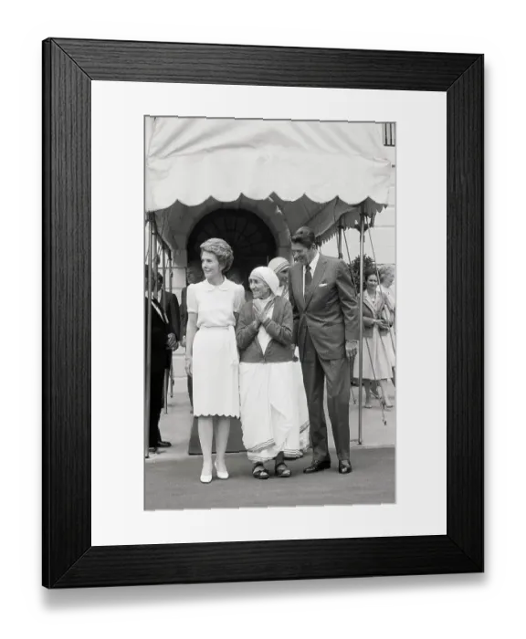 Framed Print : Mother Teresa With the Reagans Framed Print : Mother Teresa With the Reagans