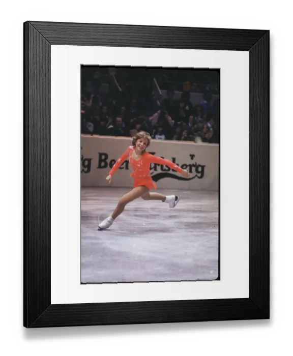 Framed Print : Skating Champ Elaine Zayak Framed Print : Skating Champ Elaine Zayak