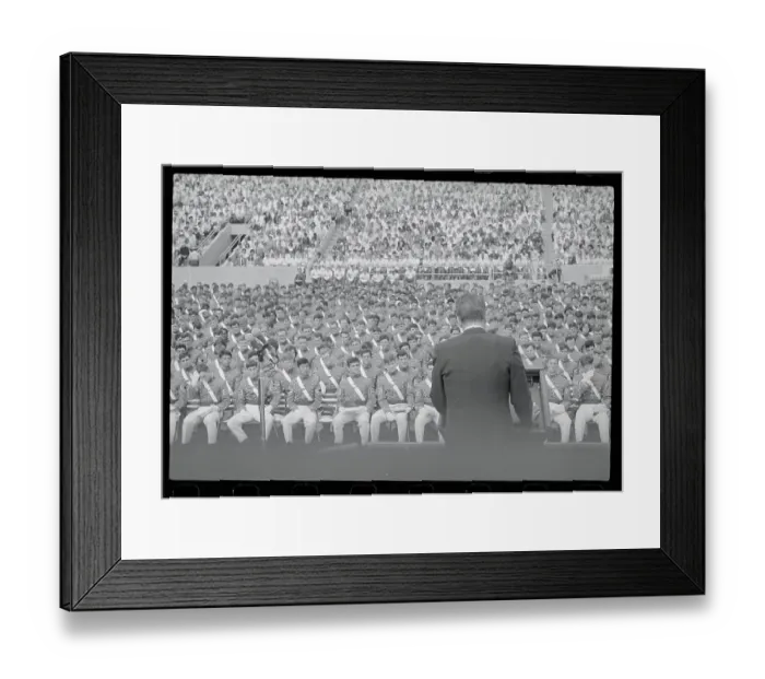 Framed Print : Ronald Reagan at West Point Graduation Framed Print : Ronald Reagan at West Point Graduation