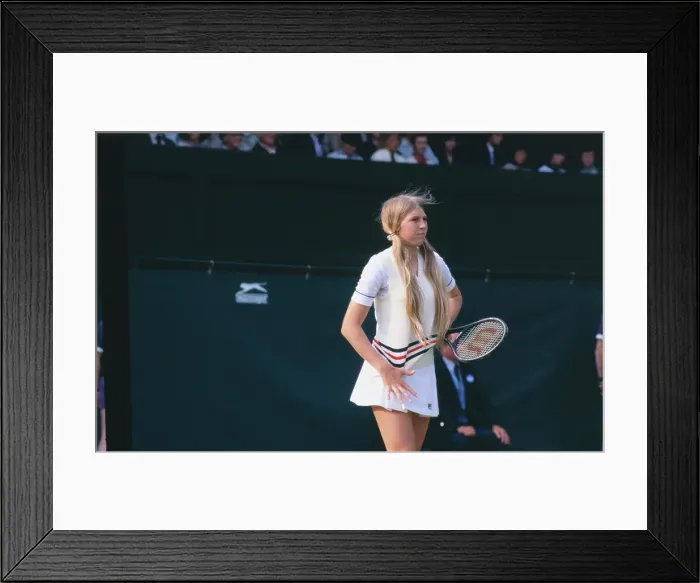 Framed Print : Portrait of Andrea Jaeger Framed Print : Portrait of Andrea Jaeger