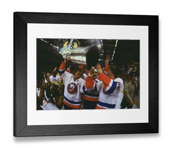 Framed Print : Hockey Players Carrying Trophy Framed Print : Hockey Players Carrying Trophy