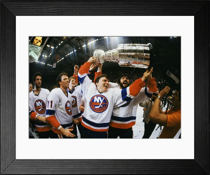 Framed Print : Hockey Players Carrying Trophy Framed Print : Hockey Players Carrying Trophy