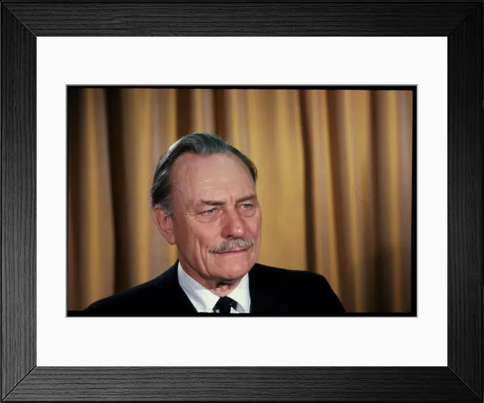 Framed Print : Portrait of Enoch Powell Framed Print : Portrait of Enoch Powell