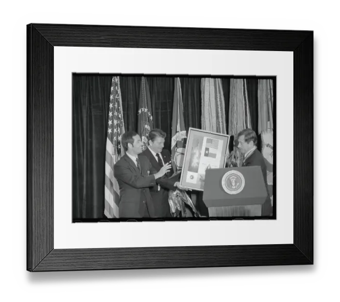 Framed Print : Ronald Reagan Receiving an Award Framed Print : Ronald Reagan Receiving an Award