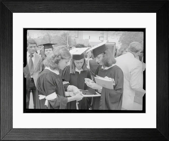 Framed Print : Students Protesting Ronald Reagan Framed Print : Students Protesting Ronald Reagan
