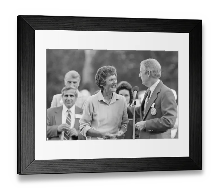 Framed Print : Kathy Whitworth After Winning Golf Championship Framed Print : Kathy Whitworth After Winning Golf Championship