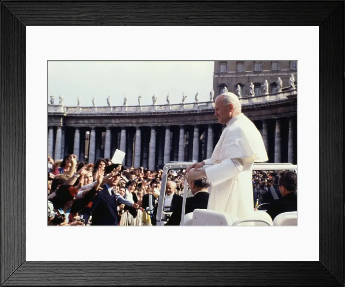 Framed Print : Gunman Shoots Pope Framed Print : Gunman Shoots Pope