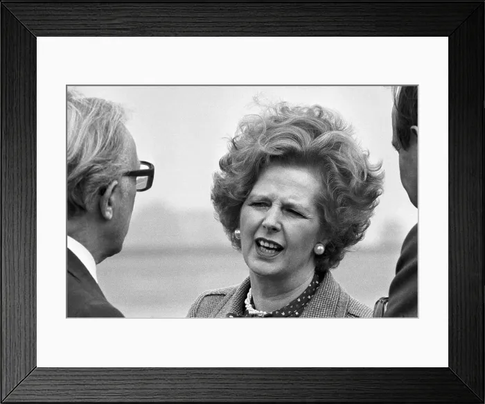 Framed Print : British Prime Minister Margaret Thatcher Framed Print : British Prime Minister Margaret Thatcher