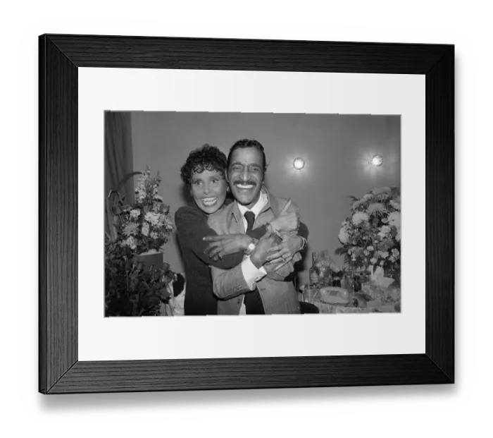 Framed Print : Sammy Davis Jr. and Lena Horne Embracing at Special Premiere Framed Print : Sammy Davis Jr. and Lena Horne Embracing at Special Premiere