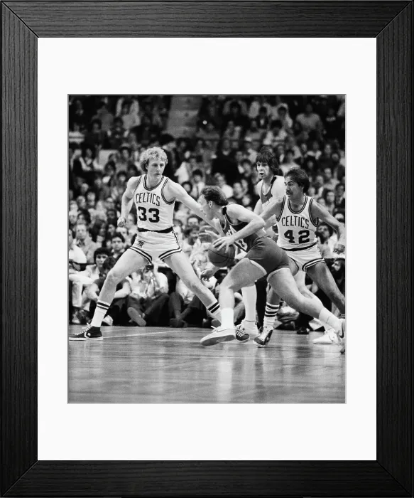 Framed Print : Basketball Players Driving the Ball Framed Print : Basketball Players Driving the Ball