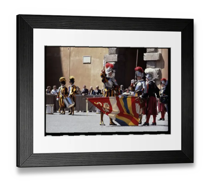 Framed Print : Swiss Guards