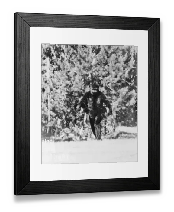 Framed Print : Legendary Bigfoot Creature Framed Print : Legendary Bigfoot Creature