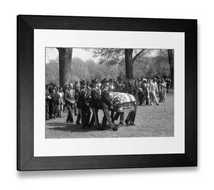 Framed Print : Heavyweight Champion Joe Louis Burial Framed Print : Heavyweight Champion Joe Louis Burial