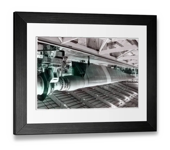 Framed Print : Giant Wind Turbine Blade in Factory Framed Print : Giant Wind Turbine Blade in Factory
