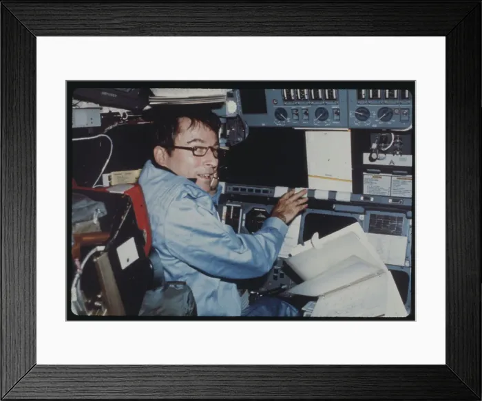 Framed Print : Astronaut John Young
