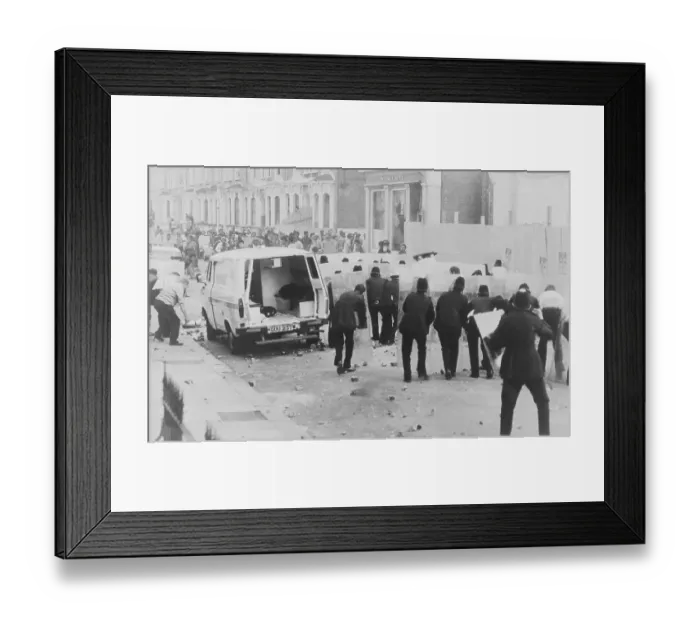 Framed Print : Riot in Brixton Framed Print : Riot in Brixton