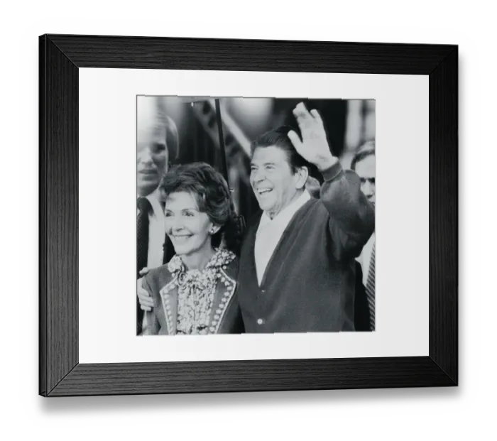 Framed Print : Ronald and Nancy Reagan in Jovial Mood Framed Print : Ronald and Nancy Reagan in Jovial Mood