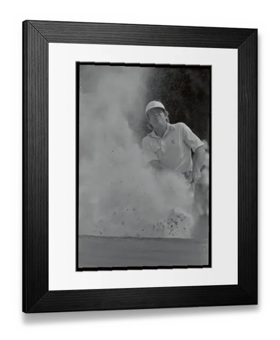 Framed Print : Gil Morgan in a Sandy Predicament Framed Print : Gil Morgan in a Sandy Predicament