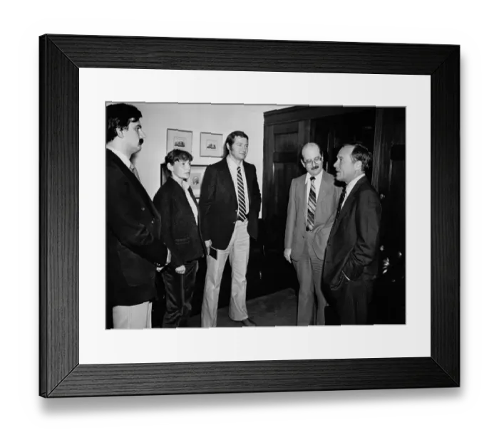 Framed Print : Bill Archer Meeting with Defectors Framed Print : Bill Archer Meeting with Defectors
