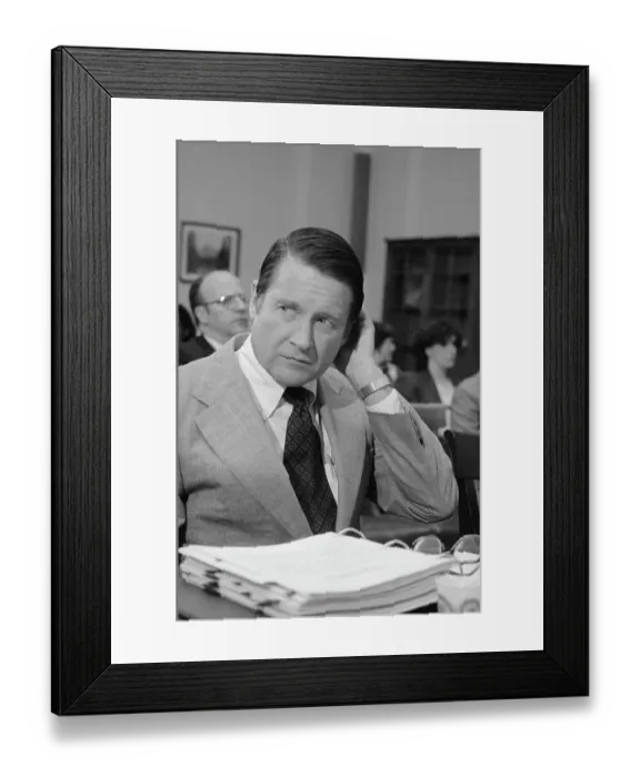 Framed Print : William Webster in Pensive Mood Framed Print : William Webster in Pensive Mood