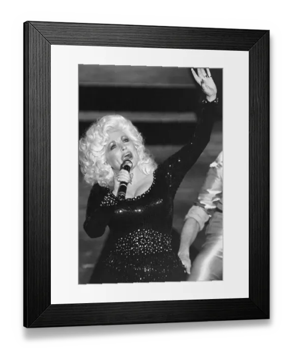 Framed Print : Dolly Parton Performing Framed Print : Dolly Parton Performing