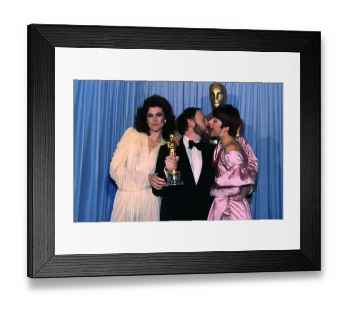Framed Print : Anthony Powell Receiving Academy Award