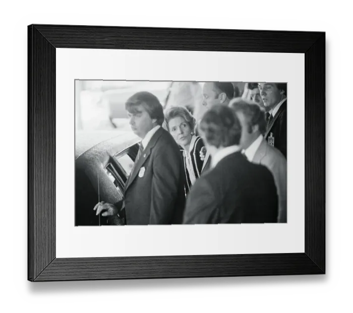 Framed Print : People Surrounding Nancy Reagan Framed Print : People Surrounding Nancy Reagan