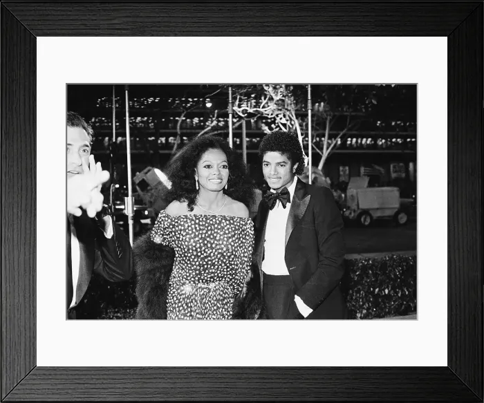 Framed Print : Diana Ross And Michael Jackson Framed Print : Diana Ross And Michael Jackson