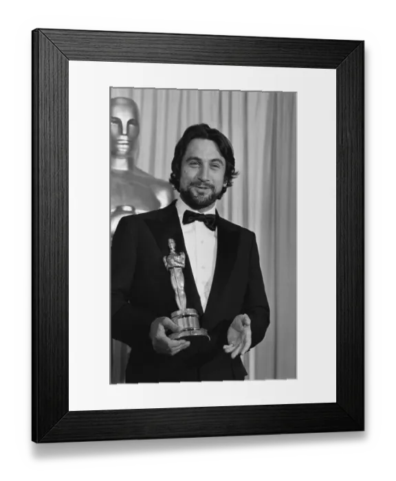 Framed Print : De Niro Wins Oscar Framed Print : De Niro Wins Oscar
