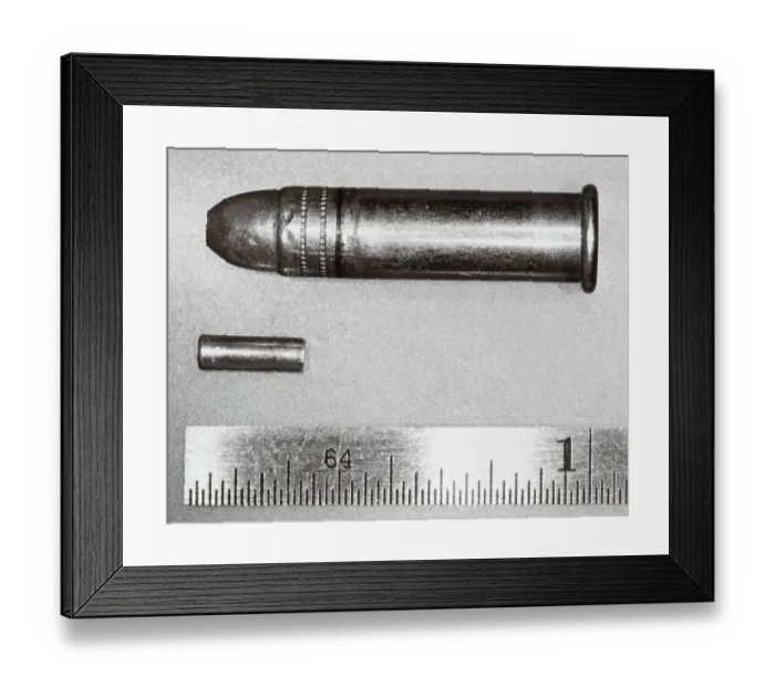 Framed Print : Type of Bullet Used in Reagan Assassination Attempt Framed Print : Type of Bullet Used in Reagan Assassination Attempt