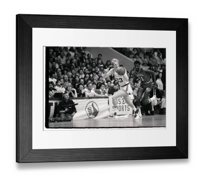 Framed Print : Larry Bird in Action Framed Print : Larry Bird in Action