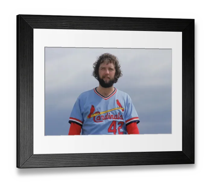 Framed Print : Portrait of Bruce Sutter Framed Print : Portrait of Bruce Sutter