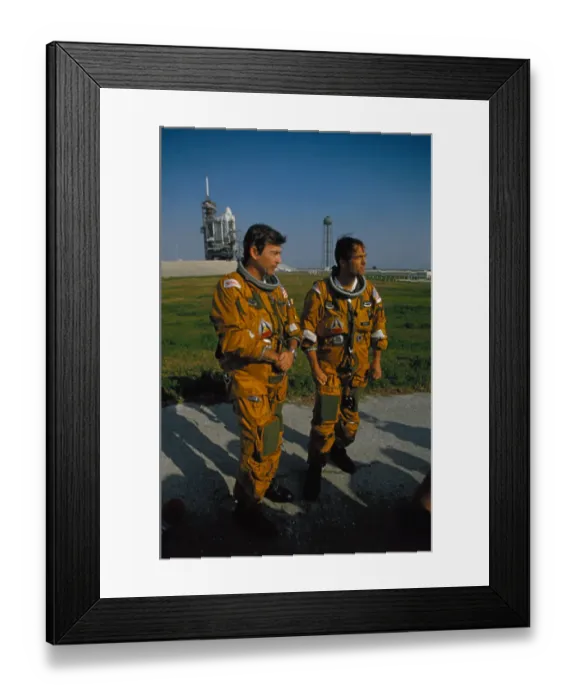Framed Print : John Young and Robert Crippen Framed Print : John Young and Robert Crippen