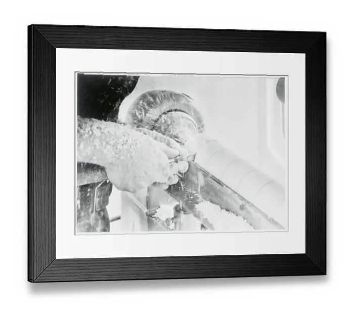 Framed Print : View of Hands Carving a Baseball Bat Framed Print : View of Hands Carving a Baseball Bat