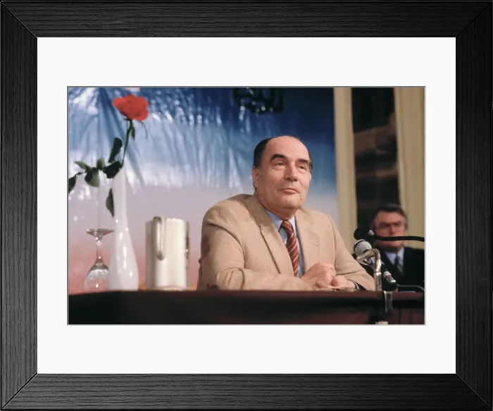 Framed Print : Francois Mitterrand