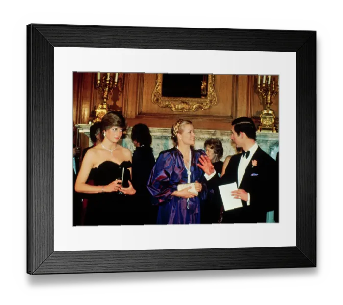 Framed Print : Princess Grace with British Royalty Framed Print : Princess Grace with British Royalty