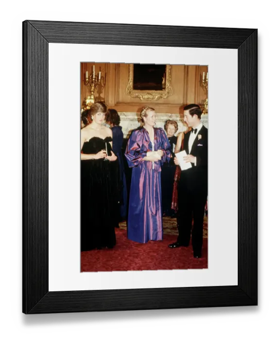 Framed Print : Princess Grace with Diana and Prince Charles Framed Print : Princess Grace with Diana and Prince Charles