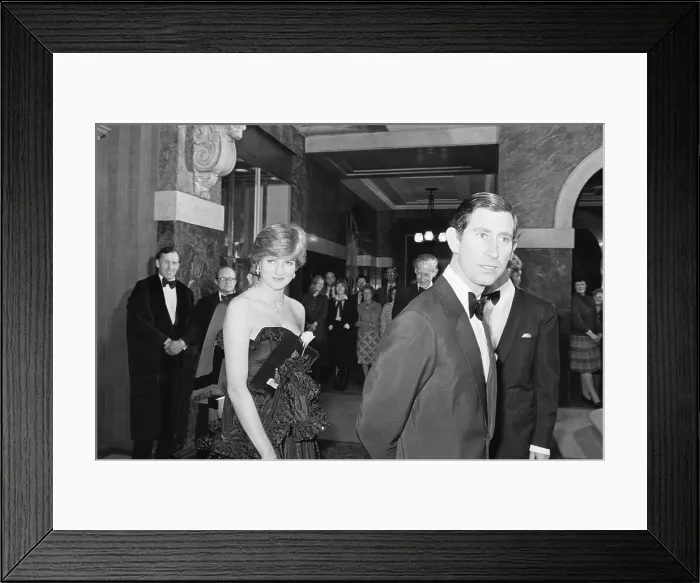 Framed Print : Lady Di With Prince Charles Framed Print : Lady Di With Prince Charles