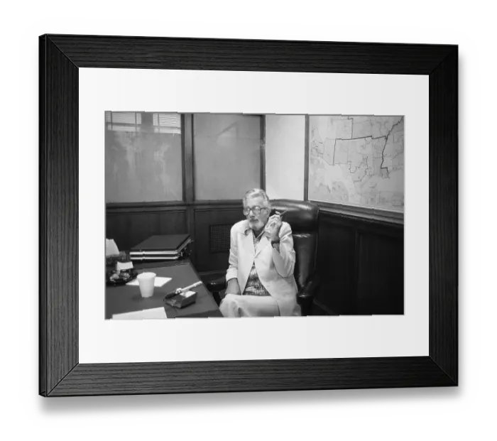 Framed Print : Jimmy Fratianno Holding His Cigar Framed Print : Jimmy Fratianno Holding His Cigar