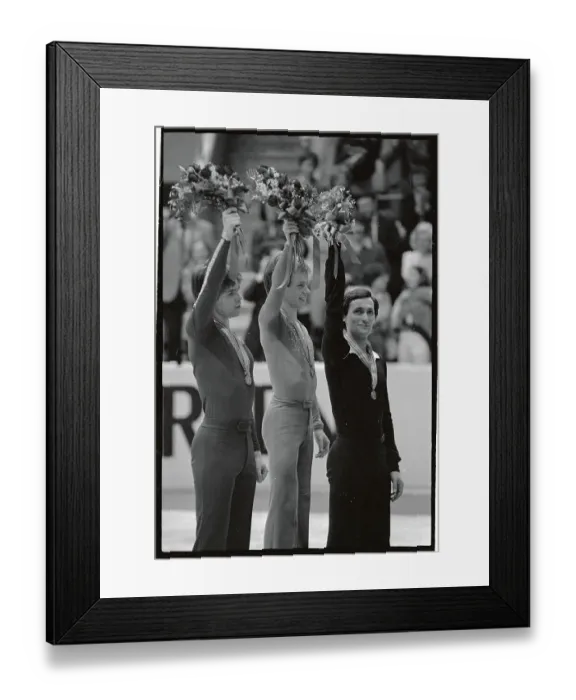 Framed Print : Olympic Winners Together on Podium Framed Print : Olympic Winners Together on Podium
