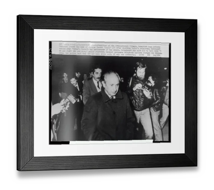 Framed Print : President of International Olympic Committee Juan Samaranch Framed Print : President of International Olympic Committee Juan Samaranch