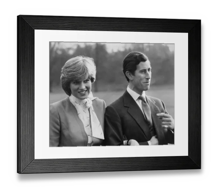 Framed Print : Prince Charles And Lady Diana Spencer Framed Print : Prince Charles And Lady Diana Spencer